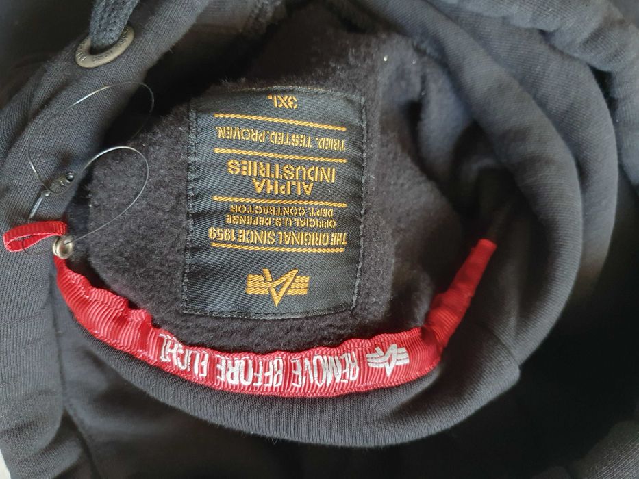 Hanorac cu gluga ALPHA INDUSTRIES - Marime 3XL (XXXL)