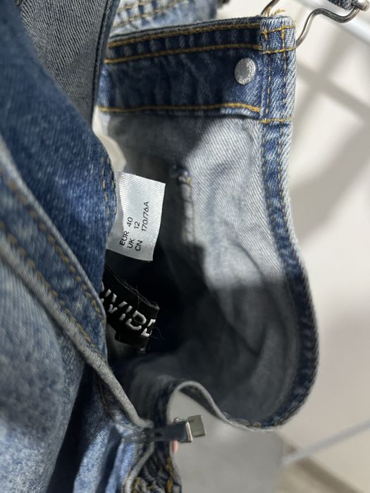 Salopetă lungă din denim H&M mărimea 40