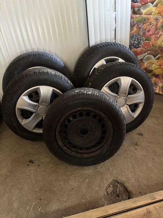 Vand jante + cauciucuri + rezerva pentru opel