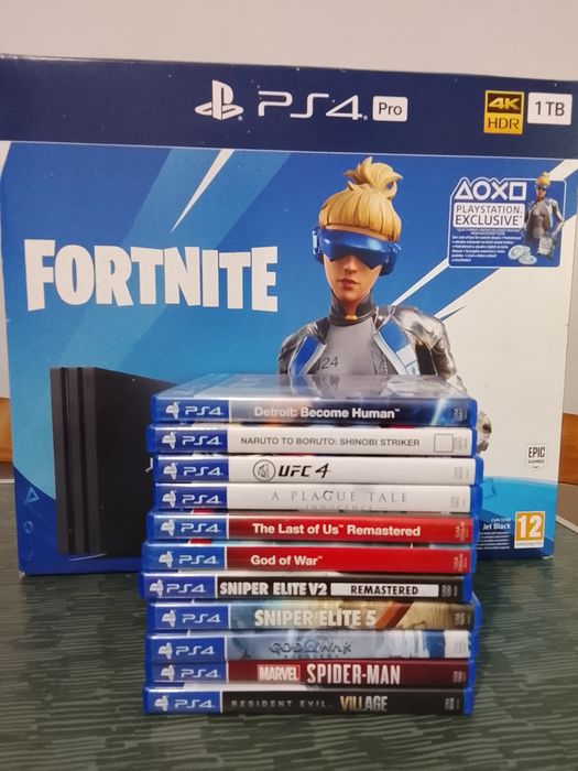 PS 4 pro cu jocuri