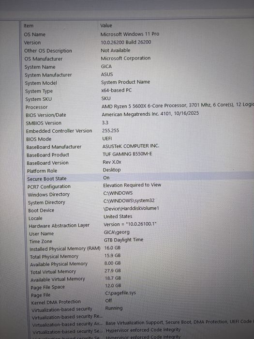 Vand sau SCHIMB PE PS5/PS5 PRO PC GAMING RYZEN 5 5600x + RTX 3070 8gb cu silgiu pe surub