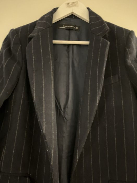 Palton zara lana 49% M