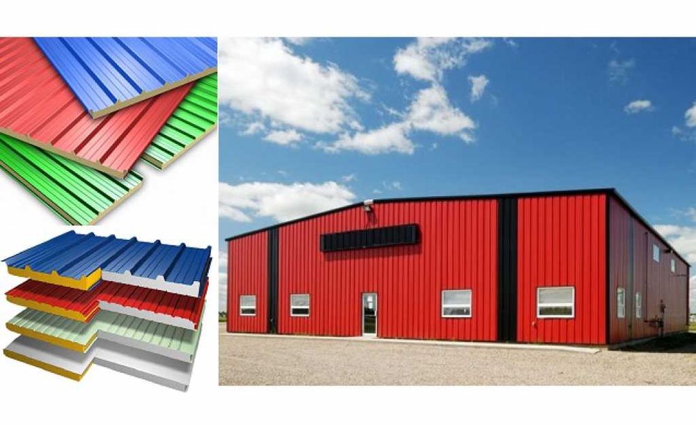 Стеновые и кровельные сэндвич-панели от производителя