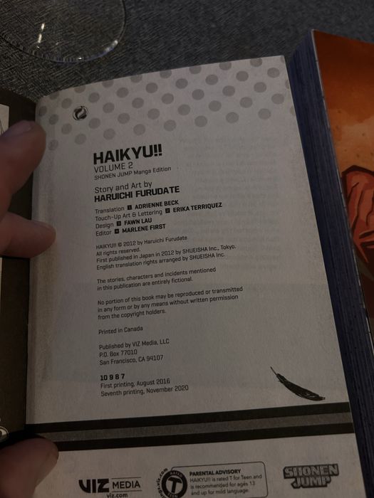 Manga Haikyu vol 1-2