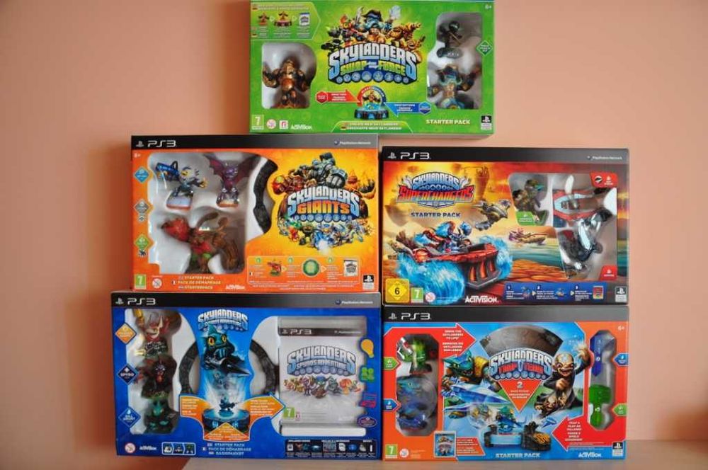 ps3 Skylanders Giants Spyro Trap Swap Imaginators Superchargers pack