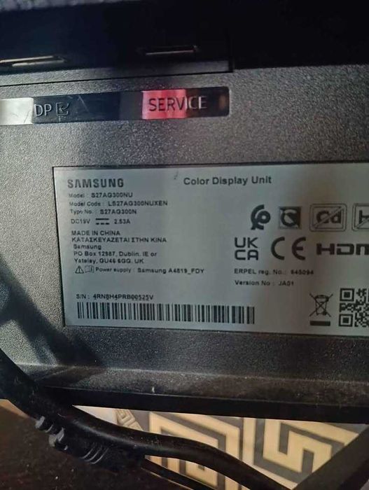 Продавам Гейминг Монитор Samsung Odyssey G3 – 27"