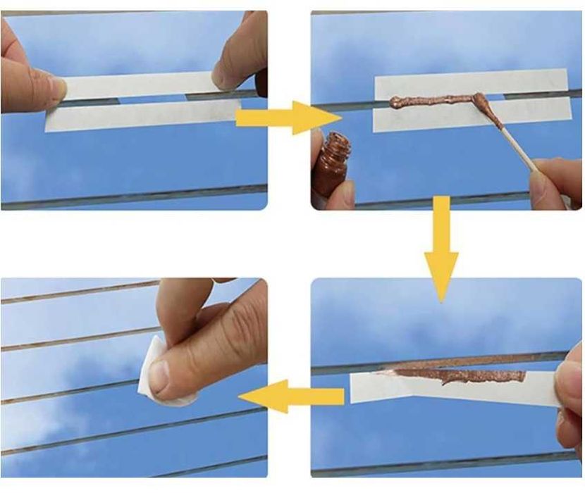 Лепило Eлектропроводимо за ремонт на реотаните на задните стъкла