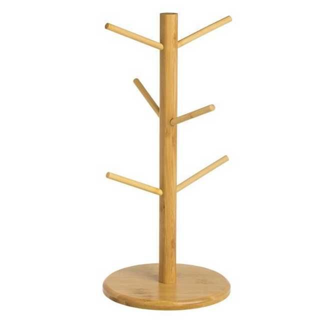 Поставка за чаши Mercado Trade, Дърво, Кафяв