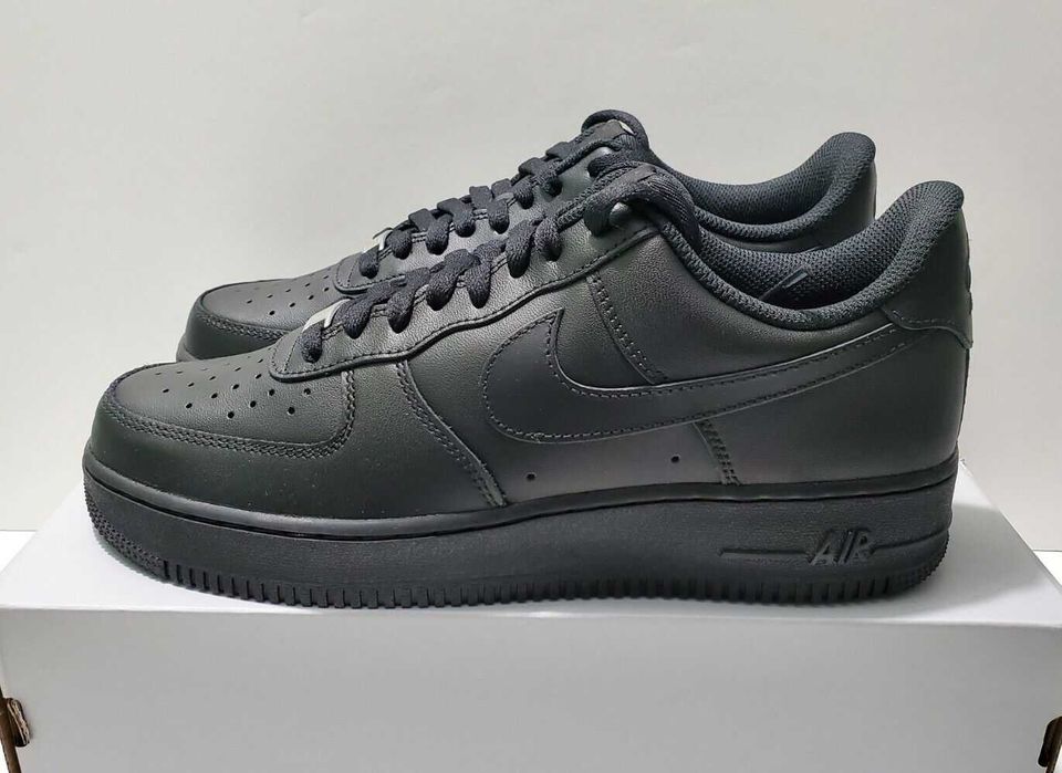 Adidasi Nike Air Force 1 TRiple Black Low