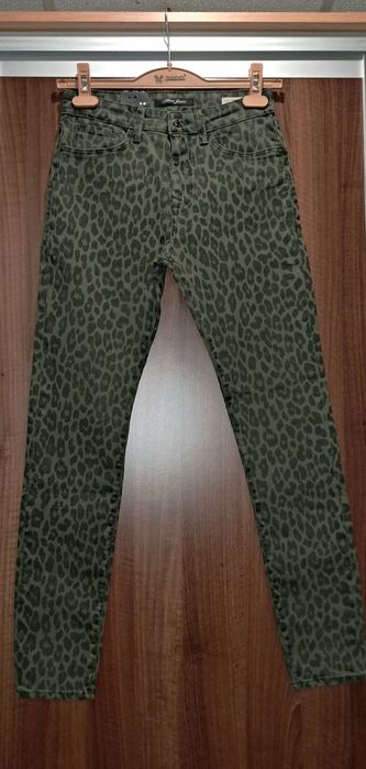 Mavi Lucy Jeans Green Leopard