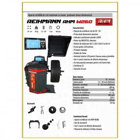 Masina echilibrat roti REIHMANN, RHM W260
