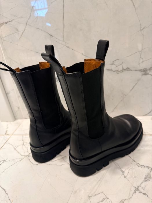 Боти естествена кожа Bottega Veneta