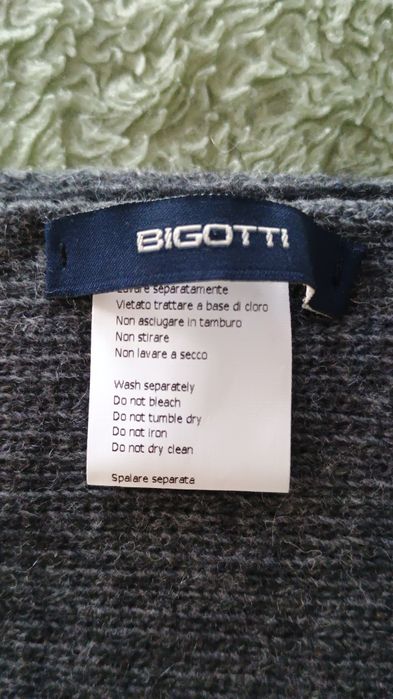 Fular lana nou, Bigotti.