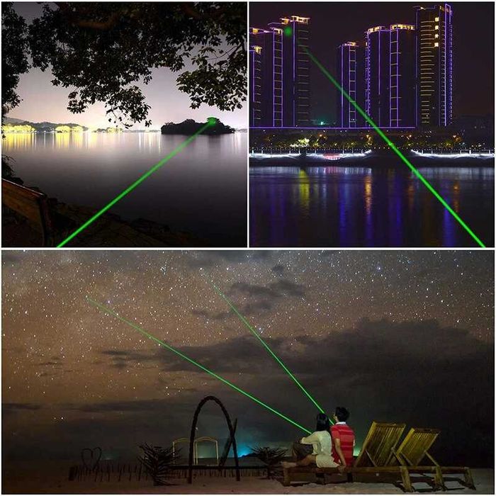 LASER Pointer VERDE cu raza 10km