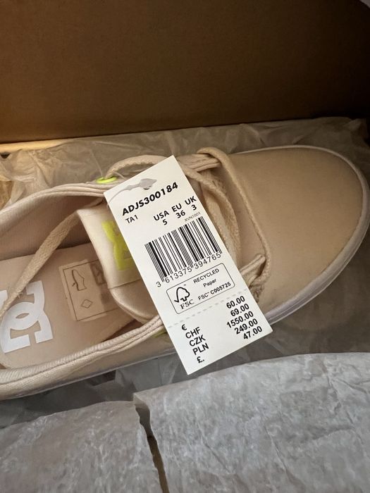 DC shoes platforma 36 roz pal tenisi