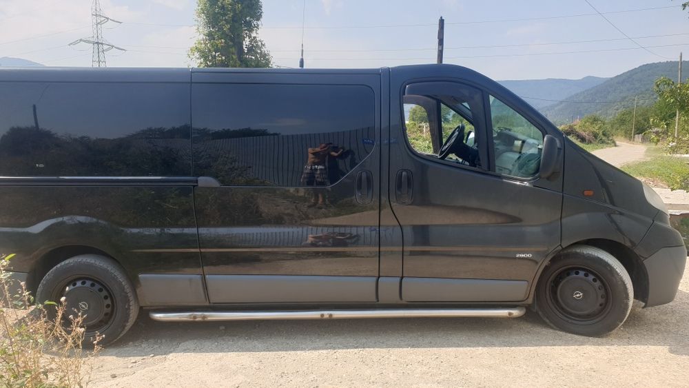 Bare inox praguri Vivaro/Trafic modelul lung