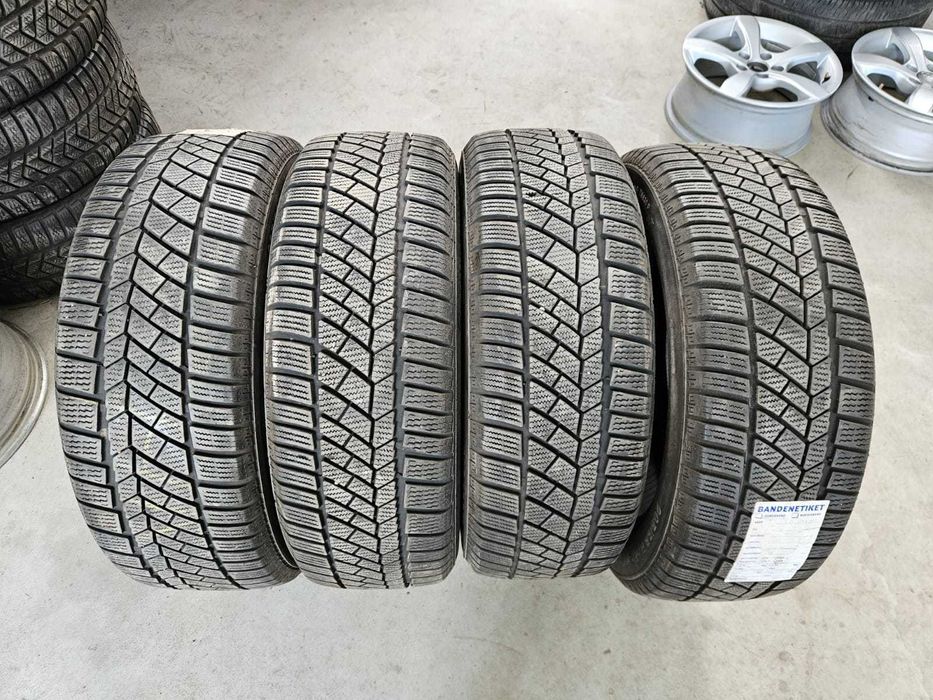 4 Anvelope IARNA 205.55.17 'Continental' ; stare foarte buna