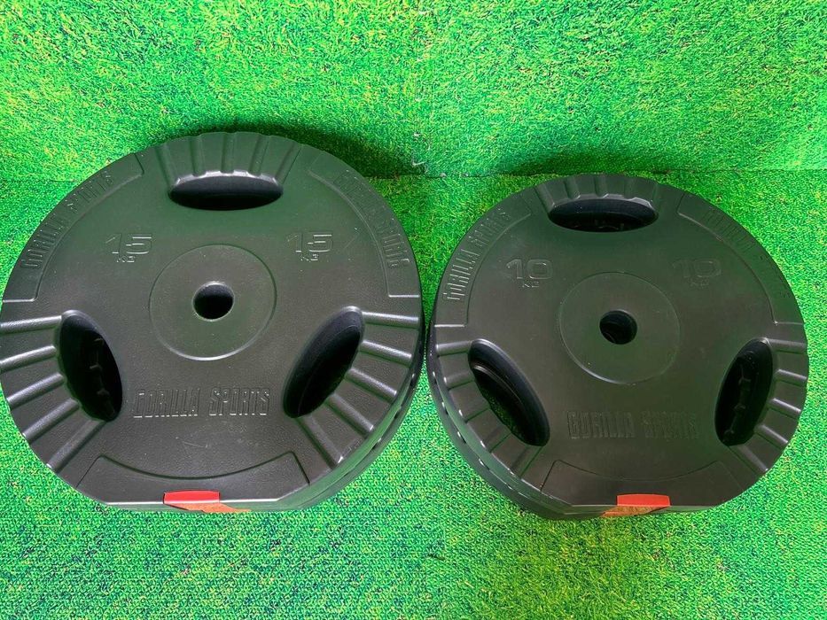 Pachet discuri grip din ciment 2x10kg 2x15kg 30/31mm