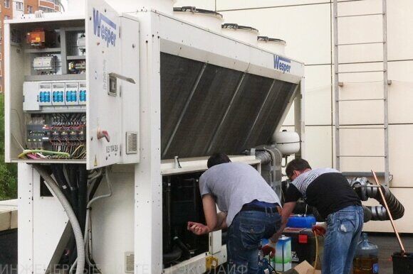 ЧИЛЛЕРЫ и Котёл ремонт + заправка + профилактика.   24/7