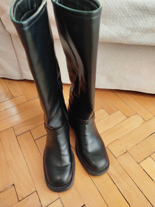 Високи дамски ботуши Мохито, 38 номер, черни