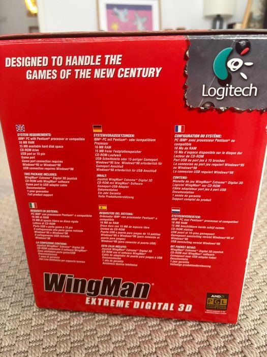 Joystick Logitech WingMan Extreme Digital 3D - Flight Simulation