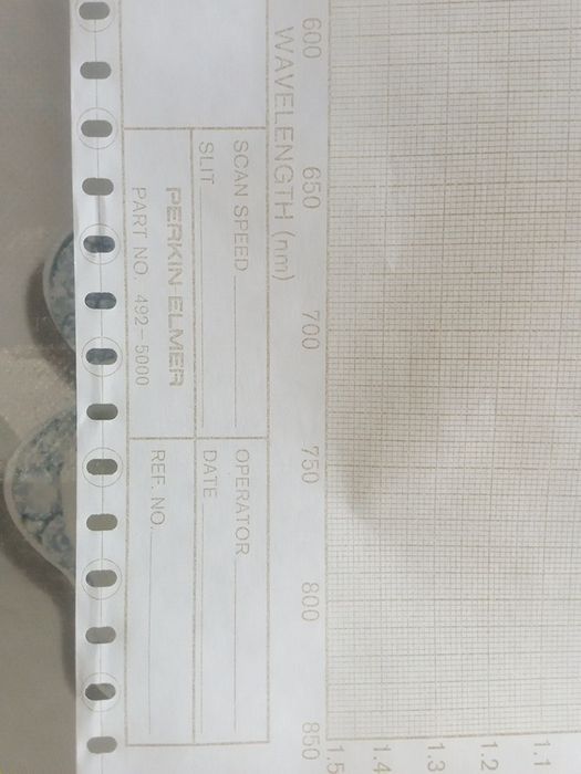 Диаграмная лента PERKIN ELMER 492,5000 для Спектрофотометра