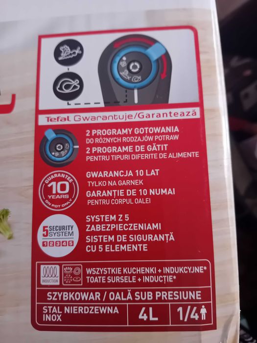 Тенджера под налягане Tefal Secure Trendy