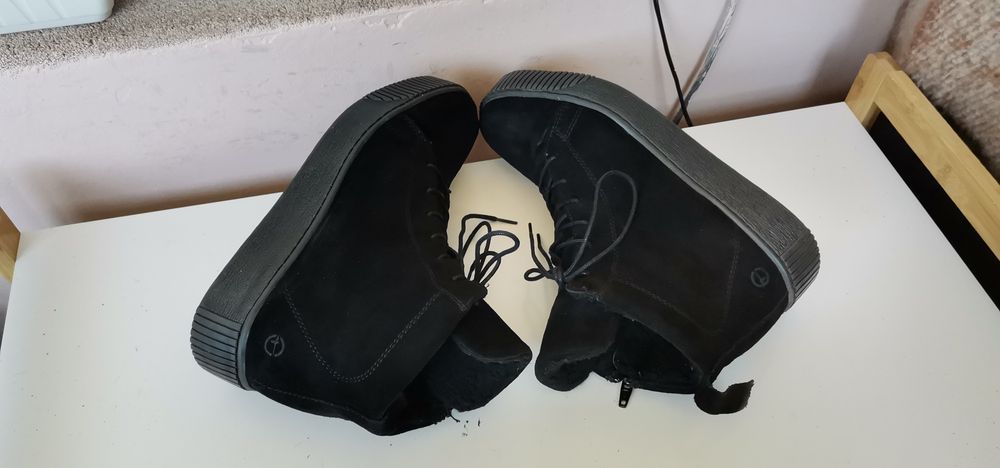 Боти Tamaris 39. 5н.Естествен велур.