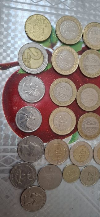 Монеты разные 47 штук