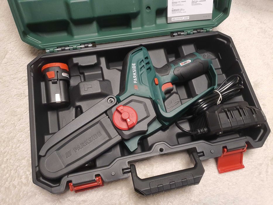 Fierastrau electric / drujba Parkside + baterie, incarcator - garantie