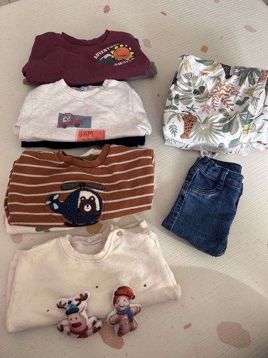 Бебешки дрехи 74 и спален чувал Angel baby