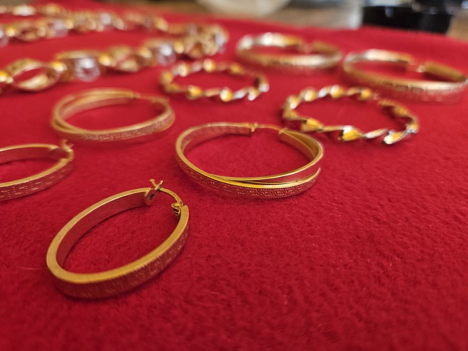 Bijuterii aur 14k (585) lant aur ,cercei 400 lei/ gr pret fixx!!