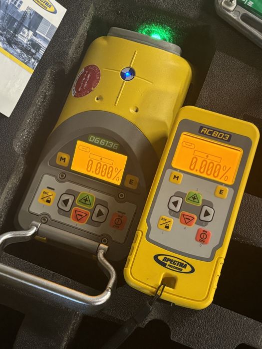 Spectra dg613G Nivela laser canalizare Topcon hilti leica