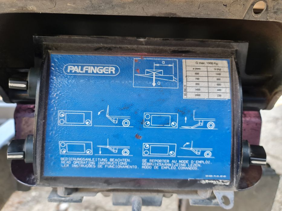 Lift palfinger și cub izoterm