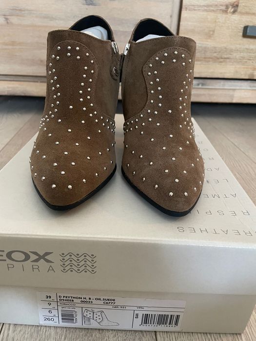 Botine Geox piele întoarsă