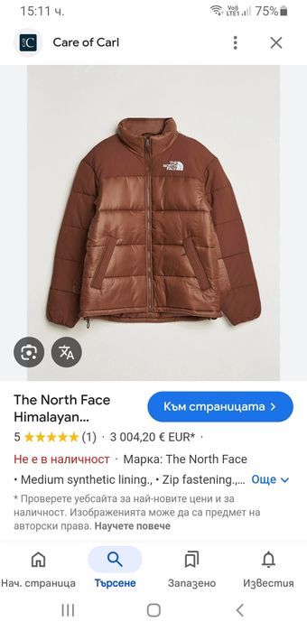 The North Face Hymalayan Women  XL НОВО! ОРИГИНАЛ! Дамско Зимно Яке!