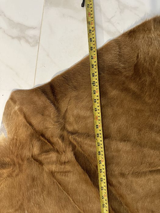 Covor din piele naturala de vaca maro