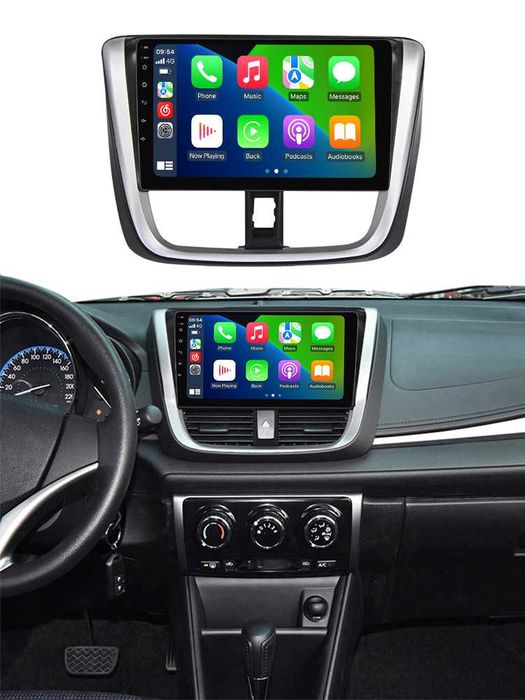 Navigatie Android 14 Toyota Yaris Vios 2016+ 1/8 Gb CarPlay + CAMERA