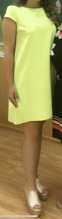 Rochie elegantă, verde crud marimea 40