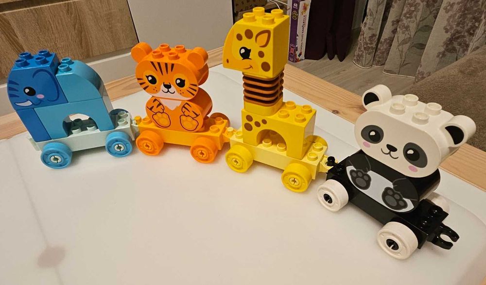 LEGO DUPLO – Primul meu tren cu animale 10955, ca nou, 15 piese