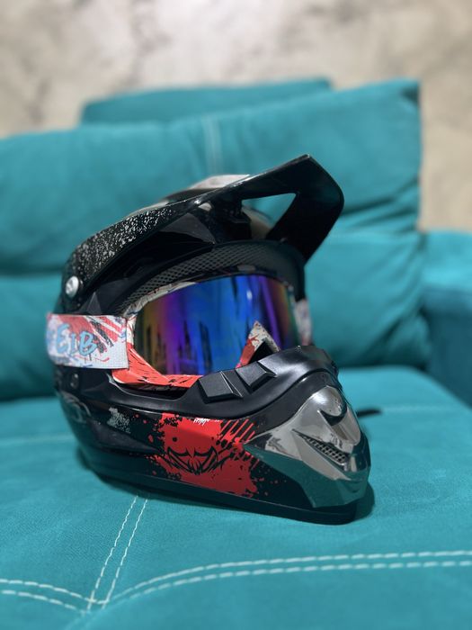 Vand casca MTB( full face )+ochelari