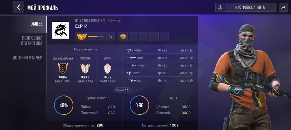 Standoff 2 аккаунтын арзан бағада сатамын»