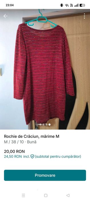 Rochie mărime M, mai groasa