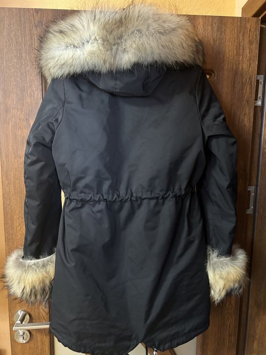 Яке- парка с пух от естествен косъм