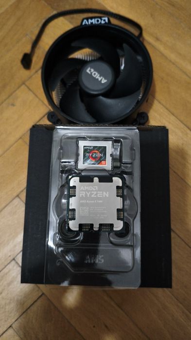 Ryzen 5 7600 AM5 + cooler stock | 6C/12T | gaming | DDR5