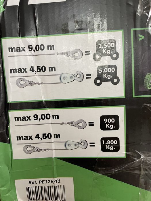 TROLIU AUTO ELECTRIC winch 12v  1800kg