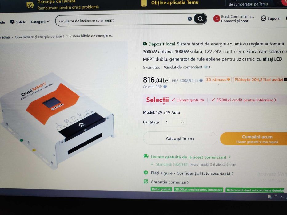 Vand invertor hibrid