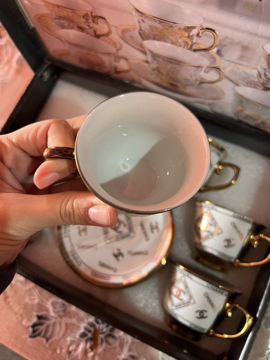 set de 6 cesti cu farfurii