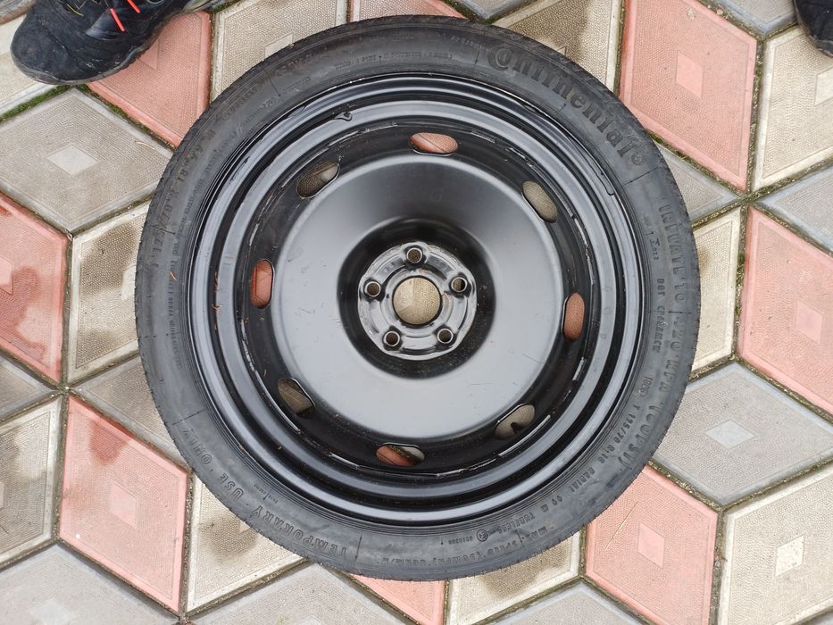 Roata de rezerva slim 125 70 r18 CONTINENTAL prindere 5x112
