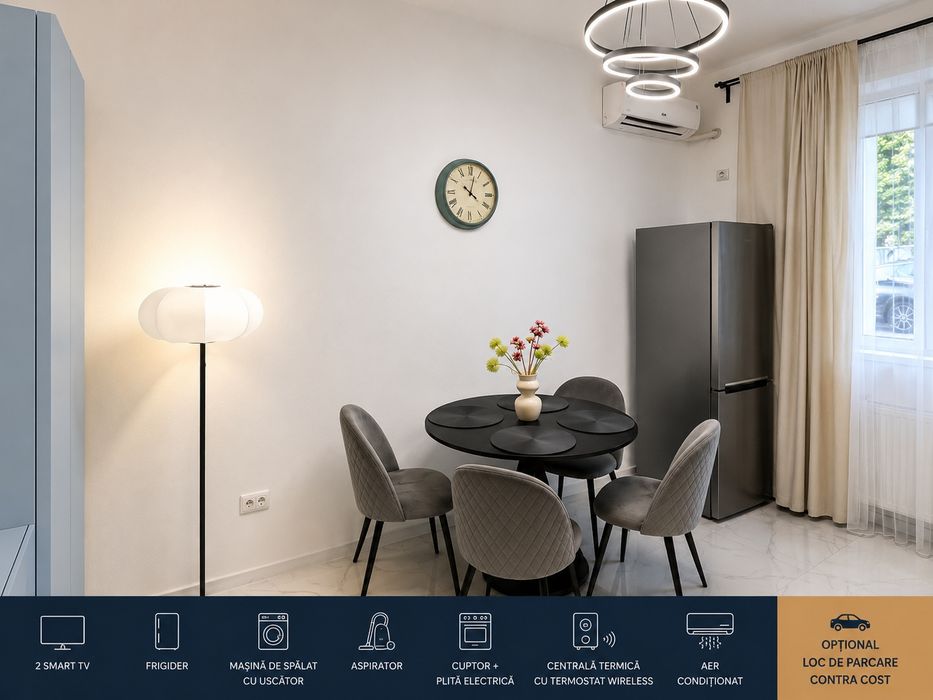 Studio modern, mobilat și utilat complet -- Militari Residence | Lângă Aqua Garden | Gata de mutare